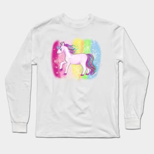 Fairy magic unicorn Long Sleeve T-Shirt